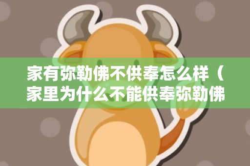 家有弥勒佛不供奉怎么样（家里为什么不能供奉弥勒佛大肚弥勒佛是保佑啥的）