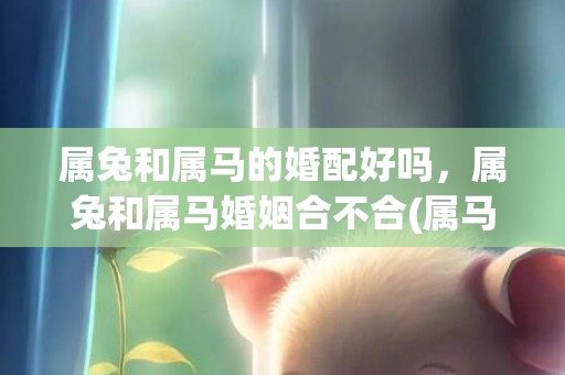 属兔和属马的婚配好吗，属兔和属马婚姻合不合(属马和属狗的婚配怎么样)