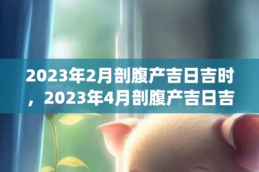 2023年2月剖腹产吉日吉时，2023年4月剖腹产吉日吉时(2023年1月电视剧)