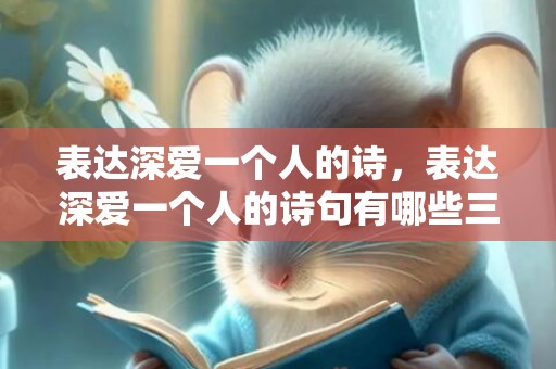 表达深爱一个人的诗，表达深爱一个人的诗句有哪些三年级上册