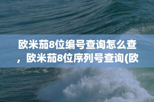 欧米茄8位编号查询怎么查，欧米茄8位序列号查询(欧米茄编号查询系统官网)