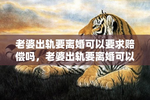 老婆出轨要离婚可以要求赔偿吗，老婆出轨要离婚可以要求赔偿吗知乎文章内容怎么写
