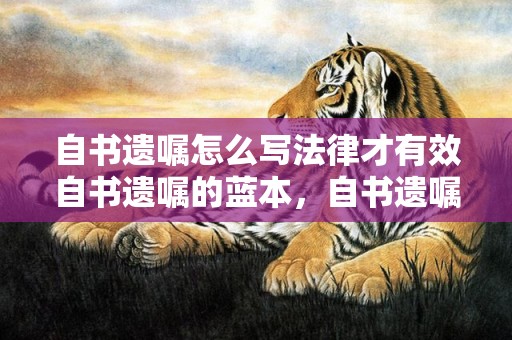 自书遗嘱怎么写法律才有效自书遗嘱的蓝本，自书遗嘱怎么写法律才有效无见证人和执行人的