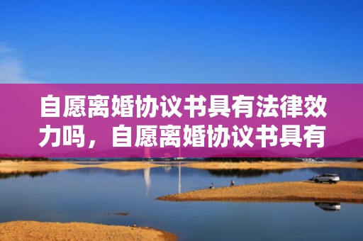 自愿离婚协议书具有法律效力吗，自愿离婚协议书具有法律效力吗怎么写的