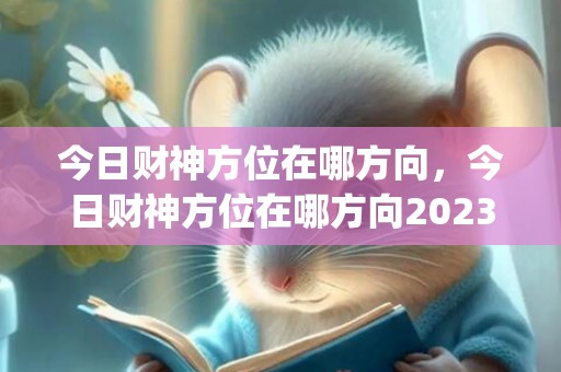 今日财神方位在哪方向，今日财神方位在哪方向2023(今日财神方位在哪方向)