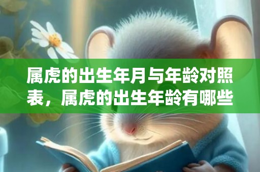属虎的出生年月与年龄对照表，属虎的出生年龄有哪些(生肖虎出生年月)