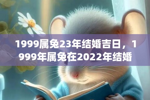 1999属兔23年结婚吉日，1999年属兔在2022年结婚好不(1999属兔23带什么饰品事业好)