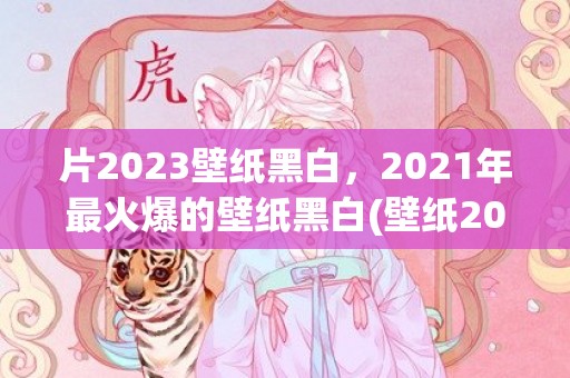 片2023壁纸黑白，2021年最火爆的壁纸黑白(壁纸2023最新壁纸)