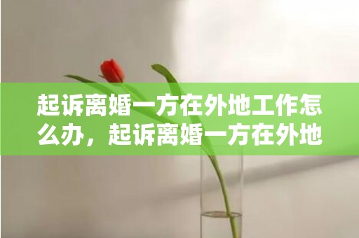 起诉离婚一方在外地工作怎么办，起诉离婚一方在外地工作同意离婚但不