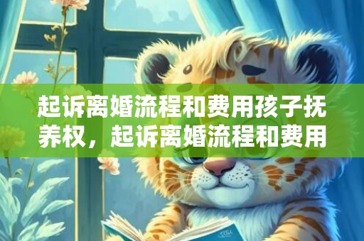 起诉离婚流程和费用孩子抚养权，起诉离婚流程和费用2020年多少钱一次呢怎么写