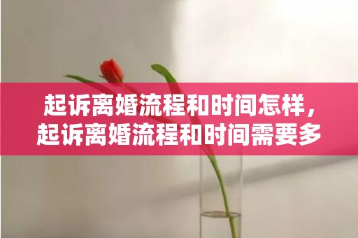 起诉离婚流程和时间怎样，起诉离婚流程和时间需要多久开庭审理