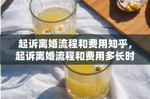 起诉离婚流程和费用知乎，起诉离婚流程和费用多长时间到账