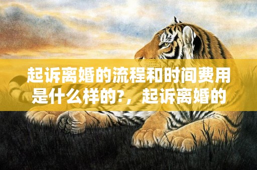 起诉离婚的流程和时间费用是什么样的?，起诉离婚的流程和材料,需要多长时间完成