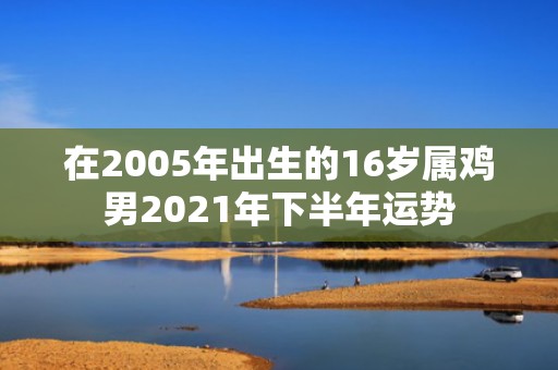 在2005年出生的16岁属鸡男2021年下半年运势