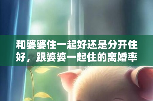 和婆婆住一起好还是分开住好，跟婆婆一起住的离婚率