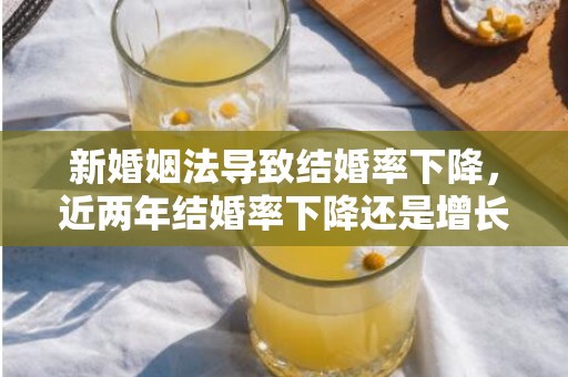 新婚姻法导致结婚率下降，近两年结婚率下降还是增长