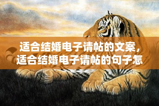 适合结婚电子请帖的文案，适合结婚电子请帖的句子怎么写