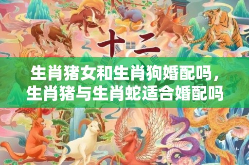 生肖猪女和生肖狗婚配吗，生肖猪与生肖蛇适合婚配吗