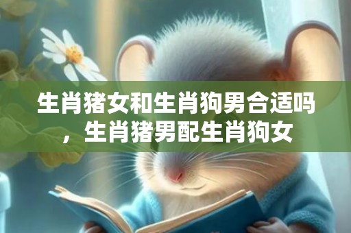 生肖猪女和生肖狗男合适吗，生肖猪男配生肖狗女