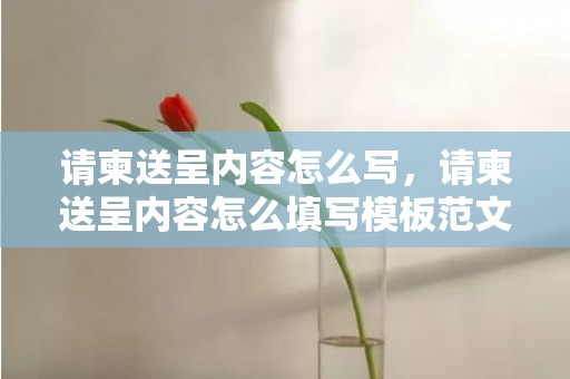 请柬送呈内容怎么写，请柬送呈内容怎么填写模板范文