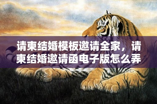 请柬结婚模板邀请全家，请柬结婚邀请函电子版怎么弄出来
