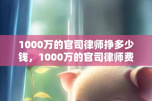 1000万的官司律师挣多少钱，1000万的官司律师费多少