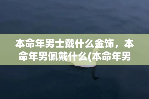 本命年男士戴什么金饰，本命年男佩戴什么(本命年男士戴什么首饰辟邪)