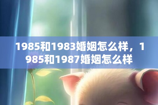 1985和1983婚姻怎么样，1985和1987婚姻怎么样