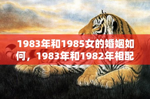1983年和1985女的婚姻如何，1983年和1982年相配吗