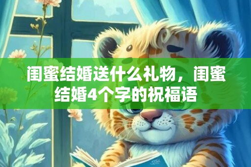 闺蜜结婚送什么礼物，闺蜜结婚4个字的祝福语