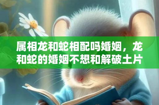 属相龙和蛇相配吗婚姻，龙和蛇的婚姻不想和解破土片