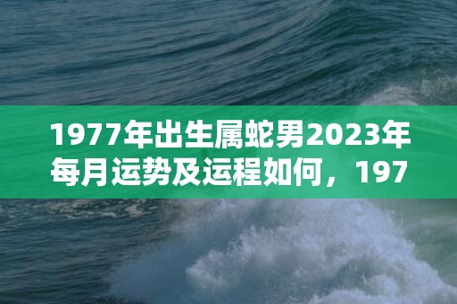 1977年出生属蛇男2023年每月运势及运程如何，1977年出生属蛇的2021年桃花多不多 健康运势分析