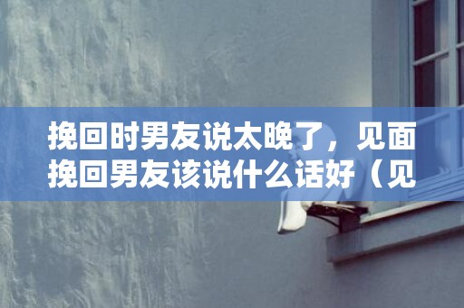 挽回时男友说太晚了，见面挽回男友该说什么话好（见面用什么方式挽回男朋友）