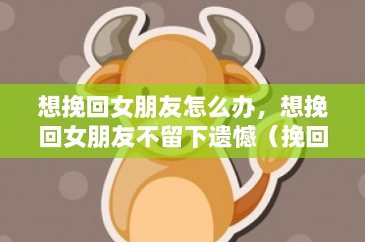 想挽回女朋友怎么办，想挽回女朋友不留下遗憾（挽回女朋友感动的话从来没想过放弃）