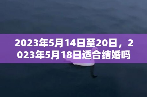 2023年5月14日至20日，2023年5月18日适合结婚吗