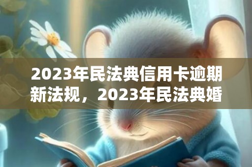 2023年民法典信用卡逾期新法规，2023年民法典婚假10天