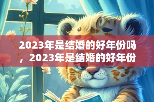2023年是结婚的好年份吗，2023年是结婚的好年份吗