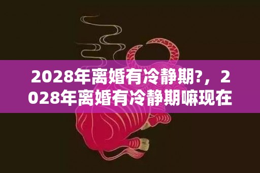 2028年离婚有冷静期?，2028年离婚有冷静期嘛现在