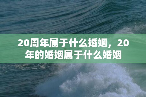 20周年属于什么婚姻，20年的婚姻属于什么婚姻
