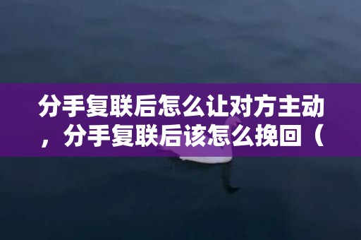 分手复联后怎么让对方主动，分手复联后该怎么挽回（分手复联后该怎么挽回对方）