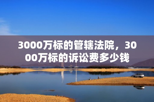 3000万标的管辖法院，3000万标的诉讼费多少钱