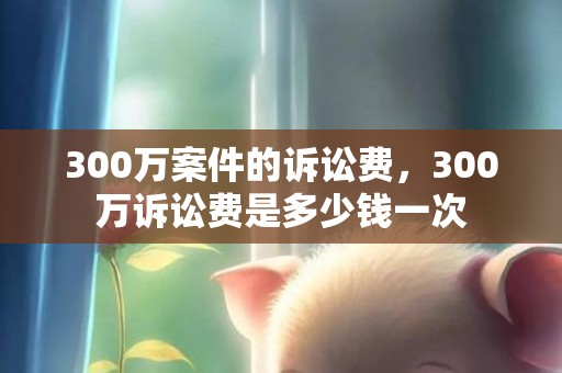 300万案件的诉讼费，300万诉讼费是多少钱一次