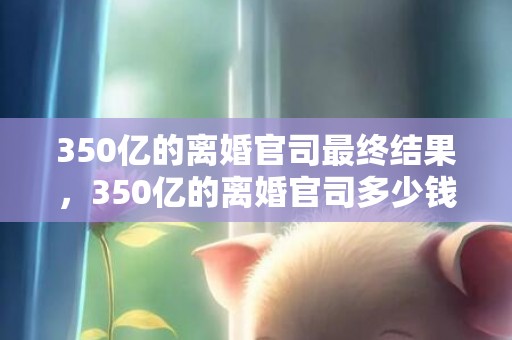 350亿的离婚官司最终结果，350亿的离婚官司多少钱啊