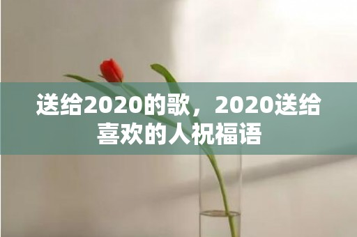 送给2020的歌，2020送给喜欢的人祝福语