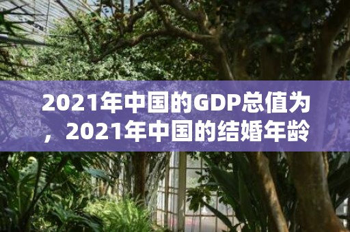 2021年中国的GDP总值为，2021年中国的结婚年龄