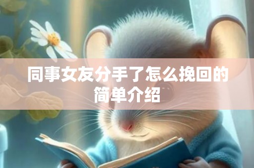 同事女友分手了怎么挽回的简单介绍