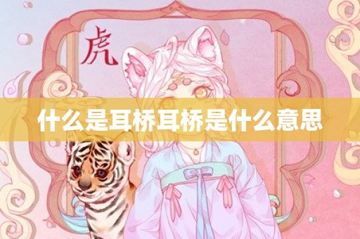 什么是耳桥耳桥是什么意思