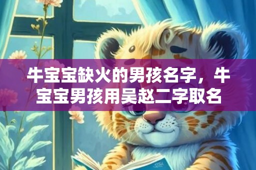 牛宝宝缺火的男孩名字，牛宝宝男孩用吴赵二字取名