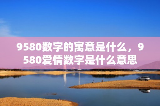 9580数字的寓意是什么，9580爱情数字是什么意思