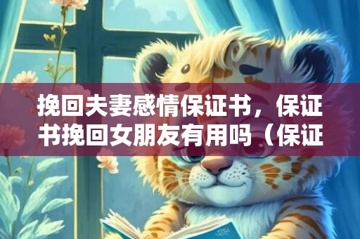 挽回夫妻感情保证书，保证书挽回女朋友有用吗（保证书给女友）